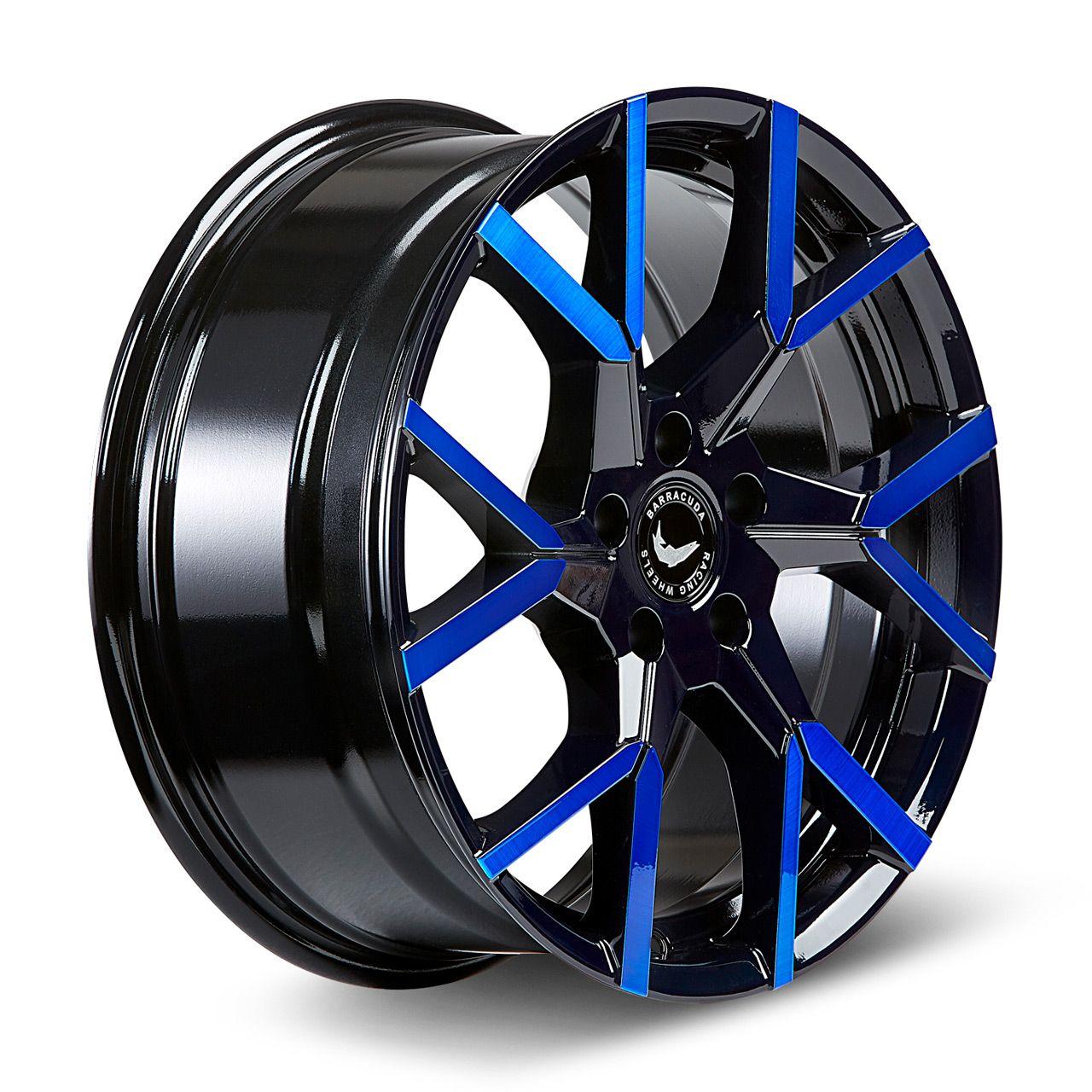 BARRACUDA TZUNAMEE EVO black gloss flashblue 8.5Jx19 5x112 ET33