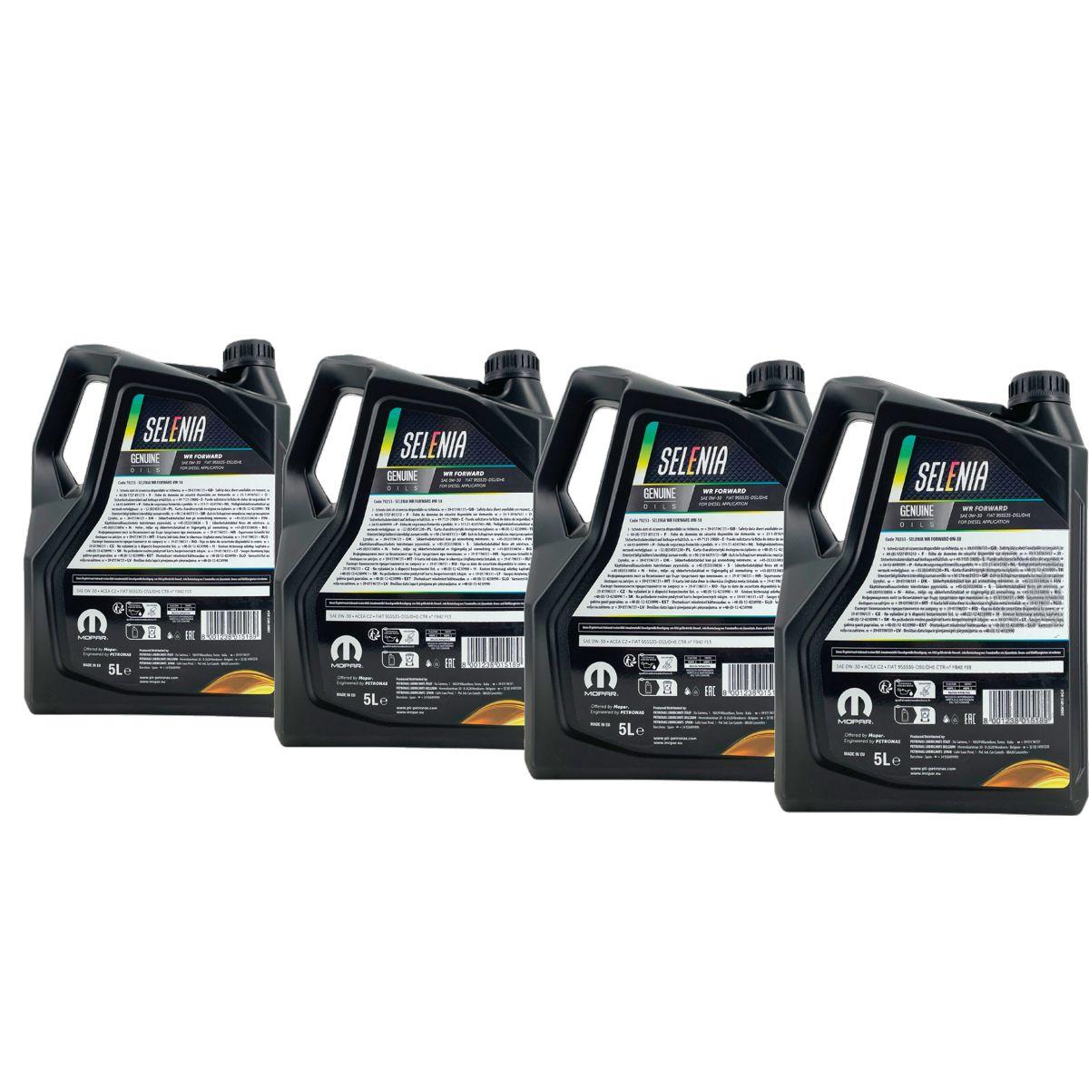 Selenia WR Forward Plus 0W-30 4x5 Liter