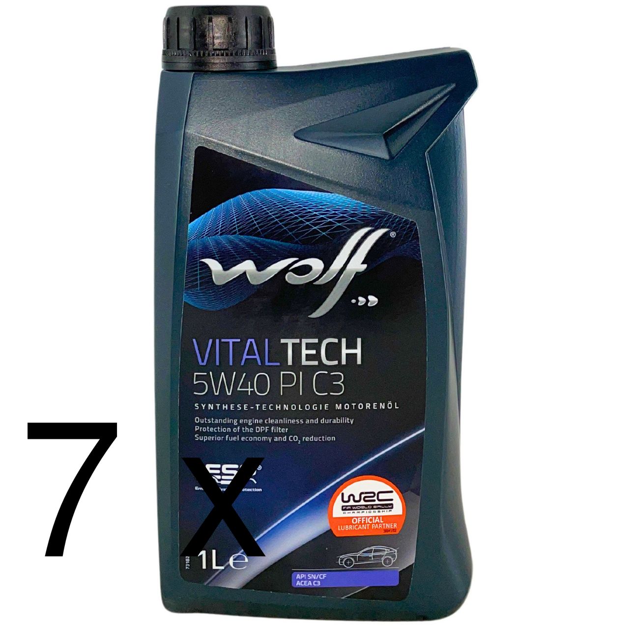 Wolf VitalTech 5W-40 PI C3 7x1 Liter