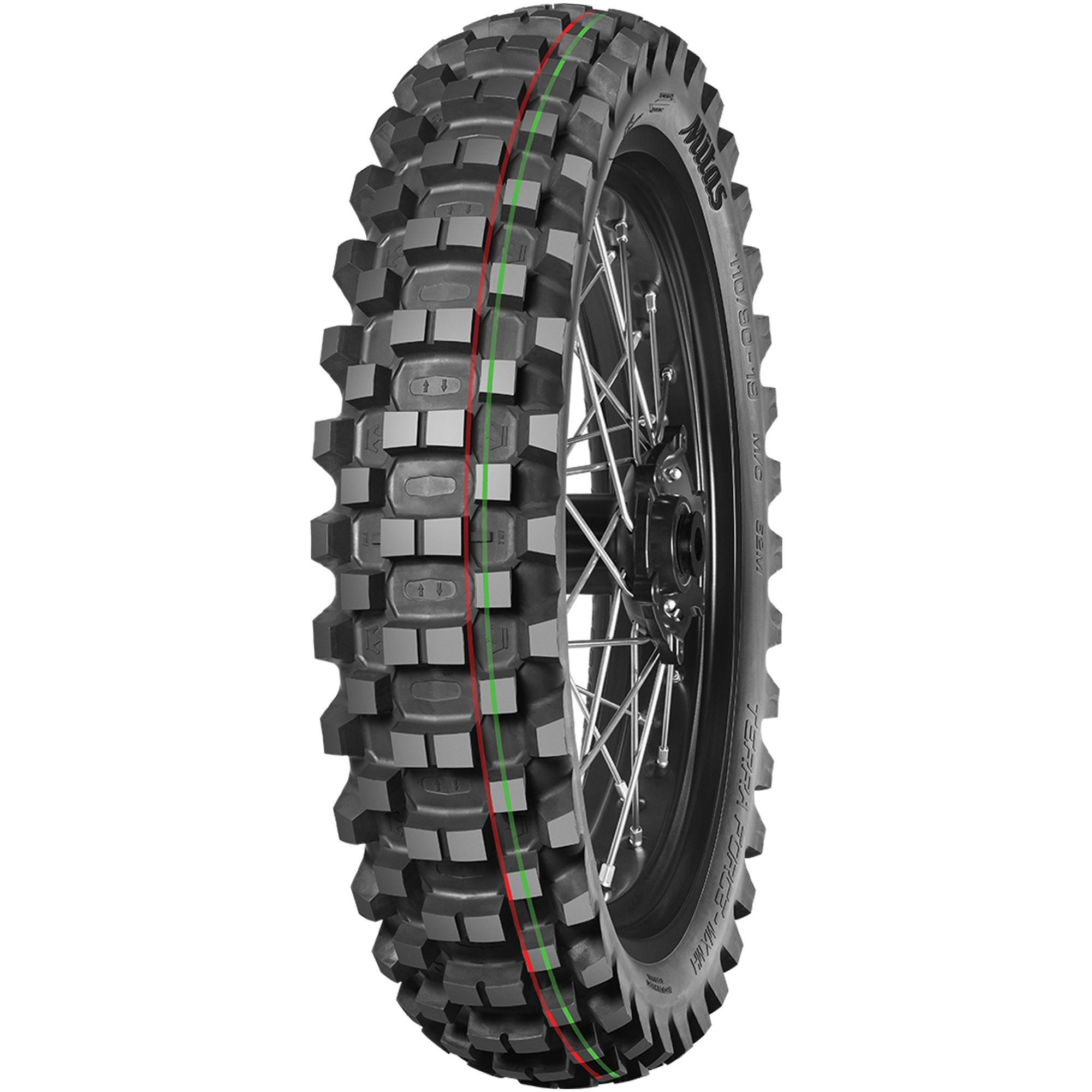 MITAS 120/80 - 19 M/C TT 63M TERRA FORCE-MX MH (RED-GREEN) (IND)