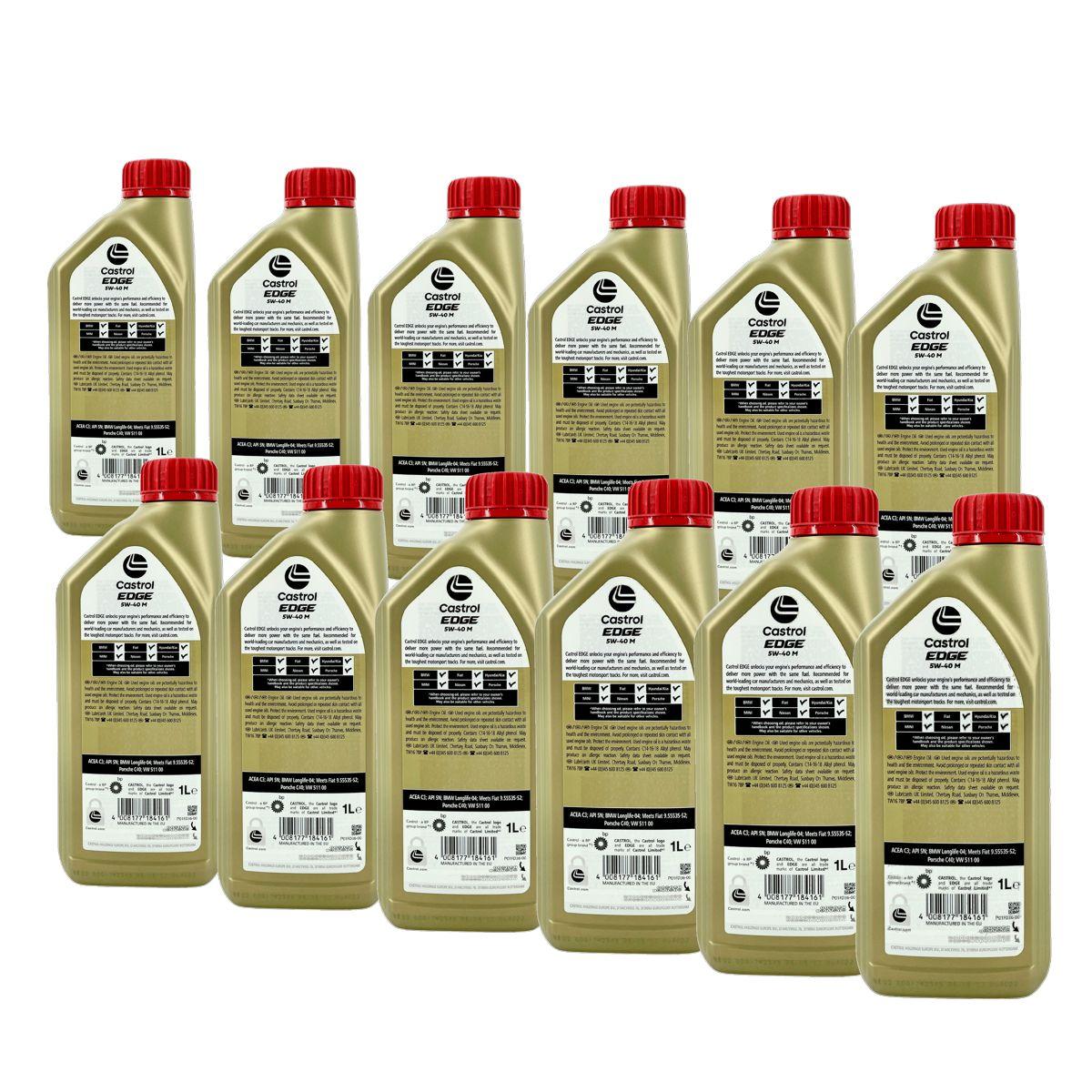 Castrol Edge 5W-40 M 12x1 Liter