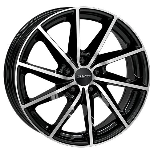 ALUTEC SINGA 5-LOCH diamantschwarz frontpoliert 7.5Jx18 5x108 ET55