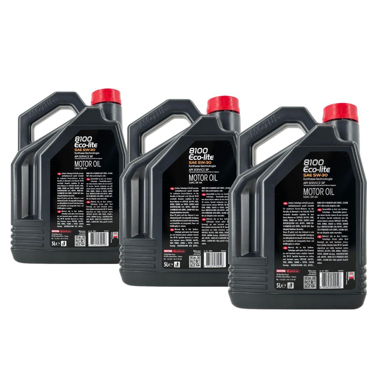 Motul 8100 Eco-lite 5W-30 3x5 Liter