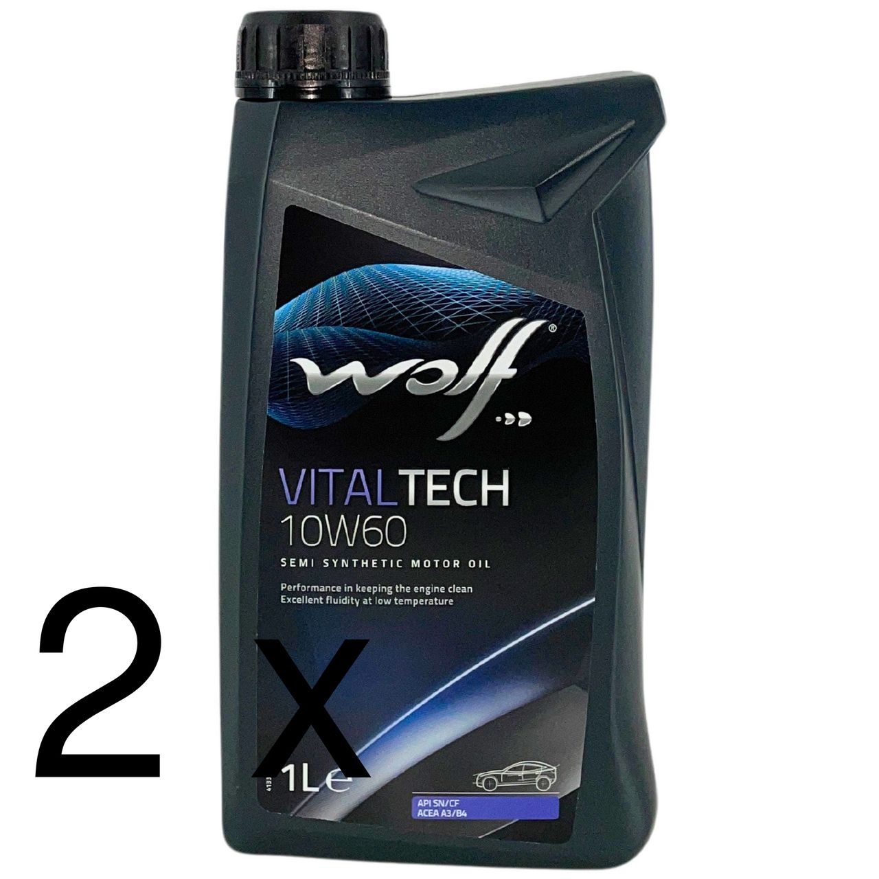 Wolf VitalTech 10W-60 2x1 Liter