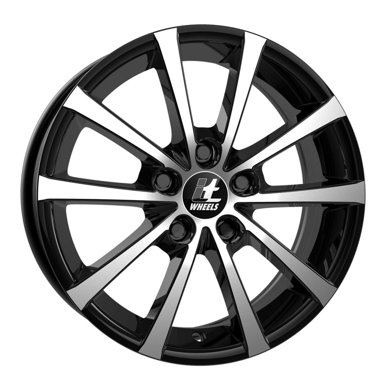 ITWHEELS ALICE glanzschwarz poliert 7.5Jx18 5x108 ET45