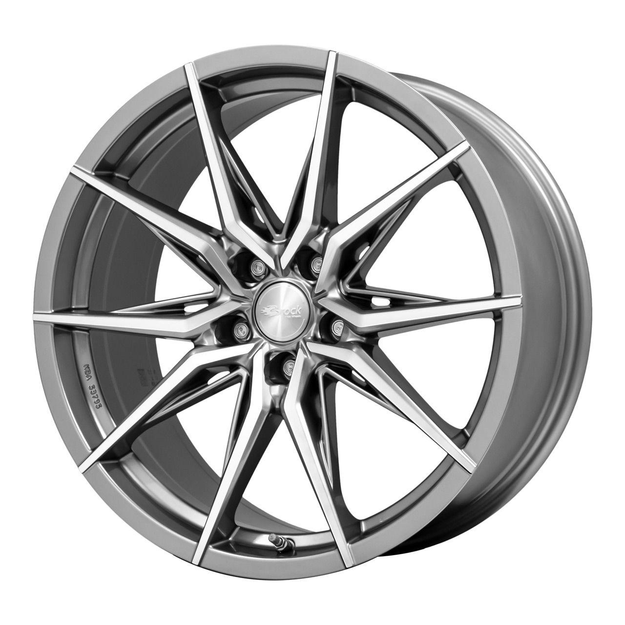 BROCK B42 ferric grey poliert (fgp) 9.5Jx20 5x120 ET42