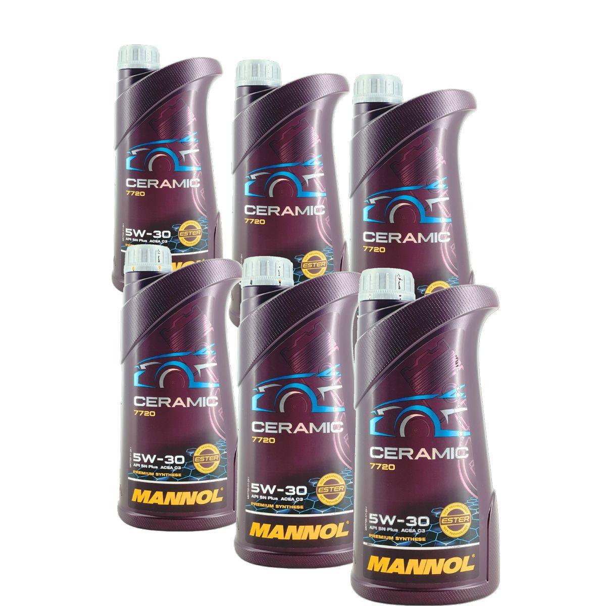 Mannol Ceramic 5W-30 6x1 Liter