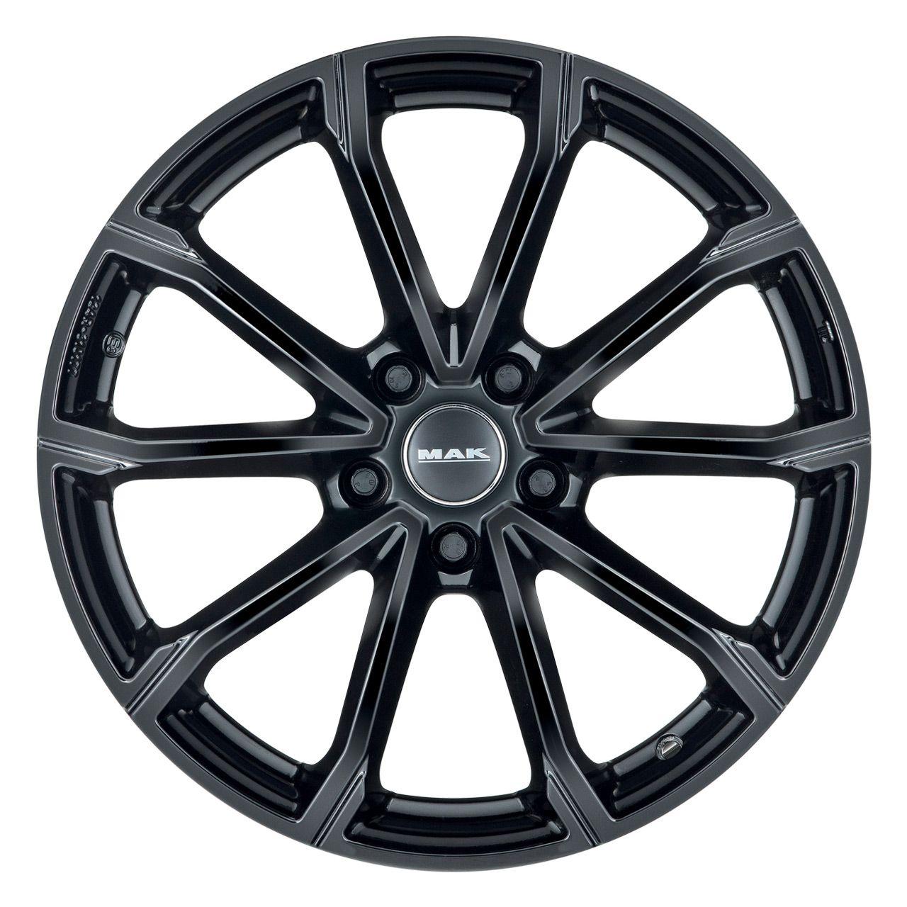 MAK DAVINCI gloss black 7.5Jx18 5x112 ET45,5