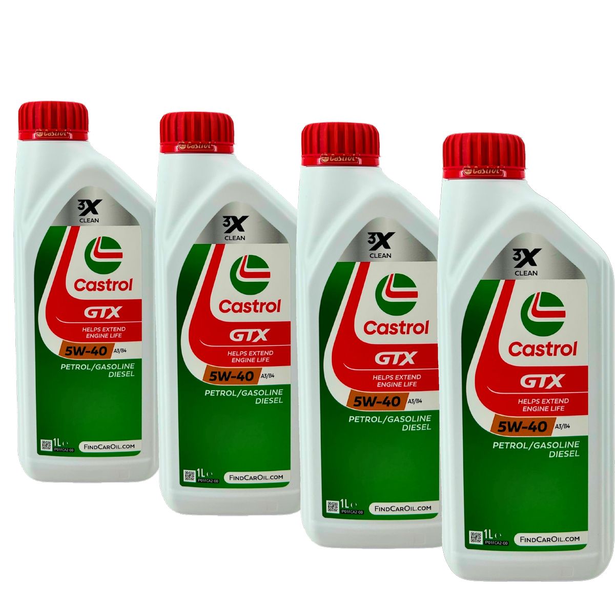 Castrol GTX 5W-40 A3/B4 4x1 Liter