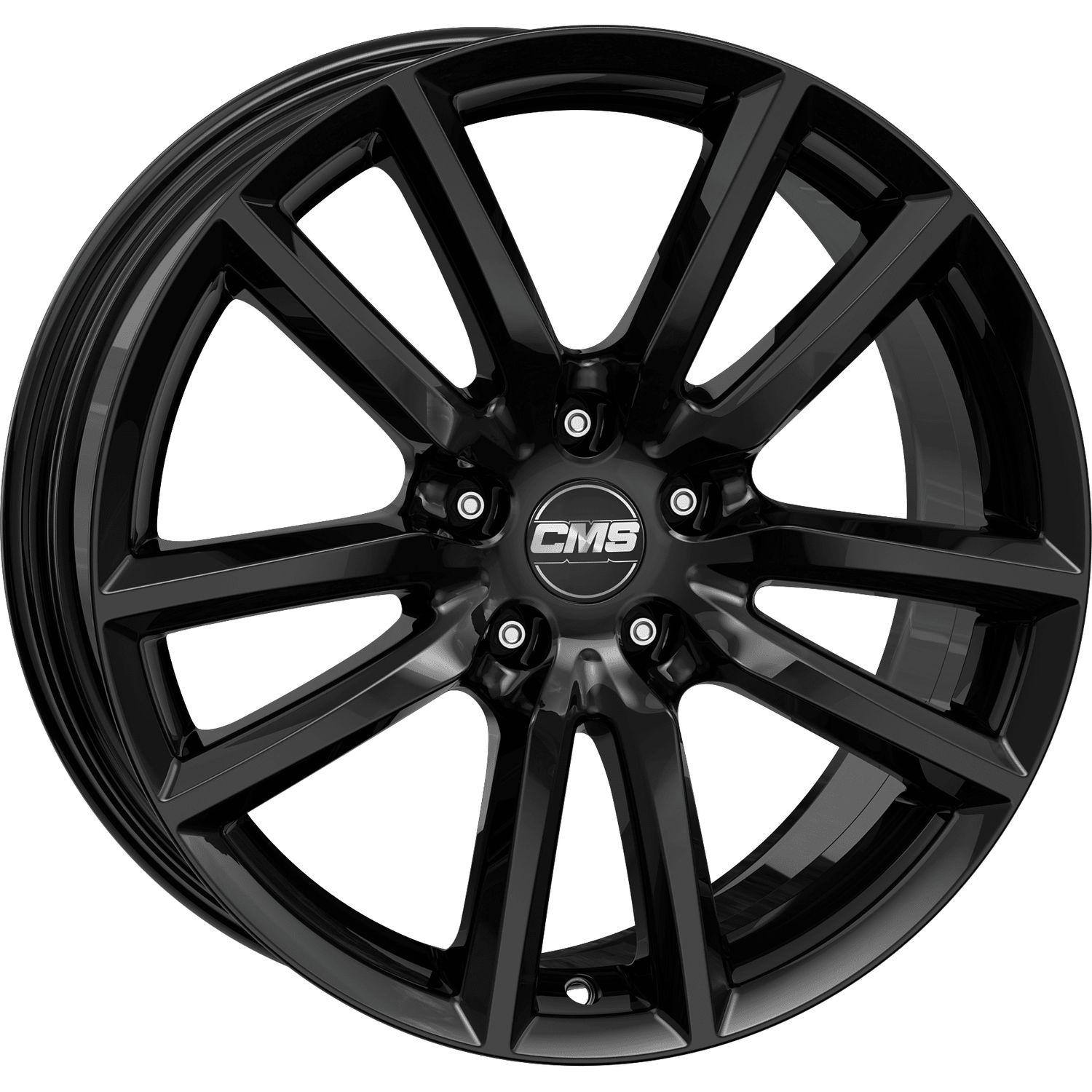 CMS C27 complete black gloss 7.0Jx17 5x114.3 ET49