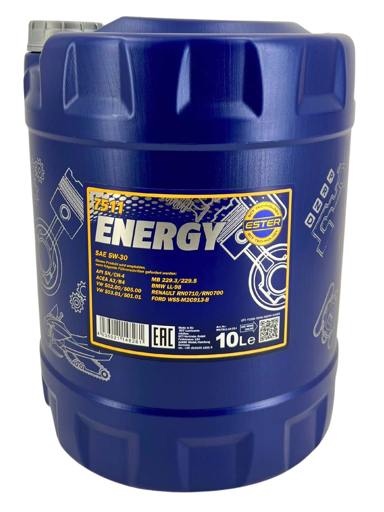Mannol Energy 5W-30 10 Liter Mannol Energy 5W-30 10 Liter