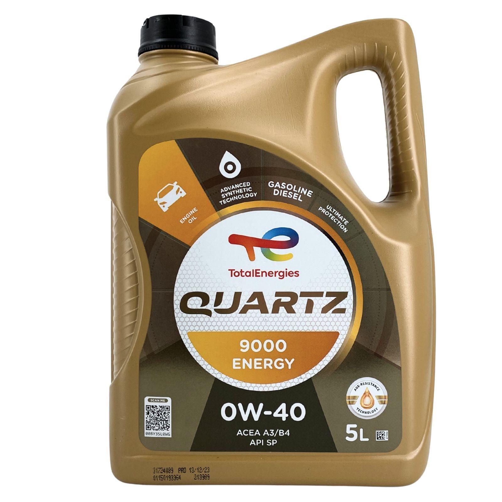 Total Quartz 9000 Energy 0W-40 5 Liter