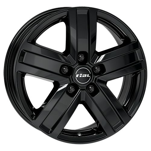 RIAL TRANSPORTER 5-LOCH diamantschwarz 6.0Jx15 5x118 ET68