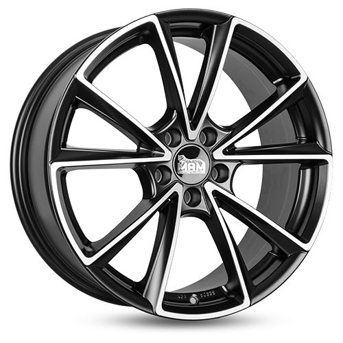 MAM WHEELS MAM A5 matt black front polish 8.0Jx18 5x112 ET35