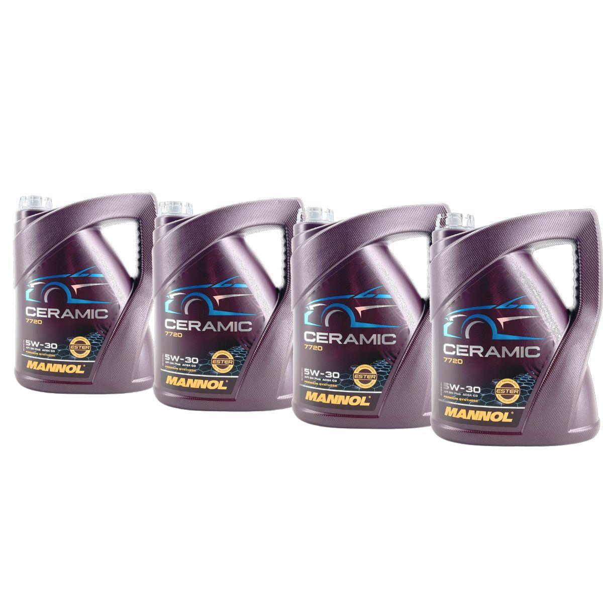 Mannol Ceramic 5W-30 4x5 Liter