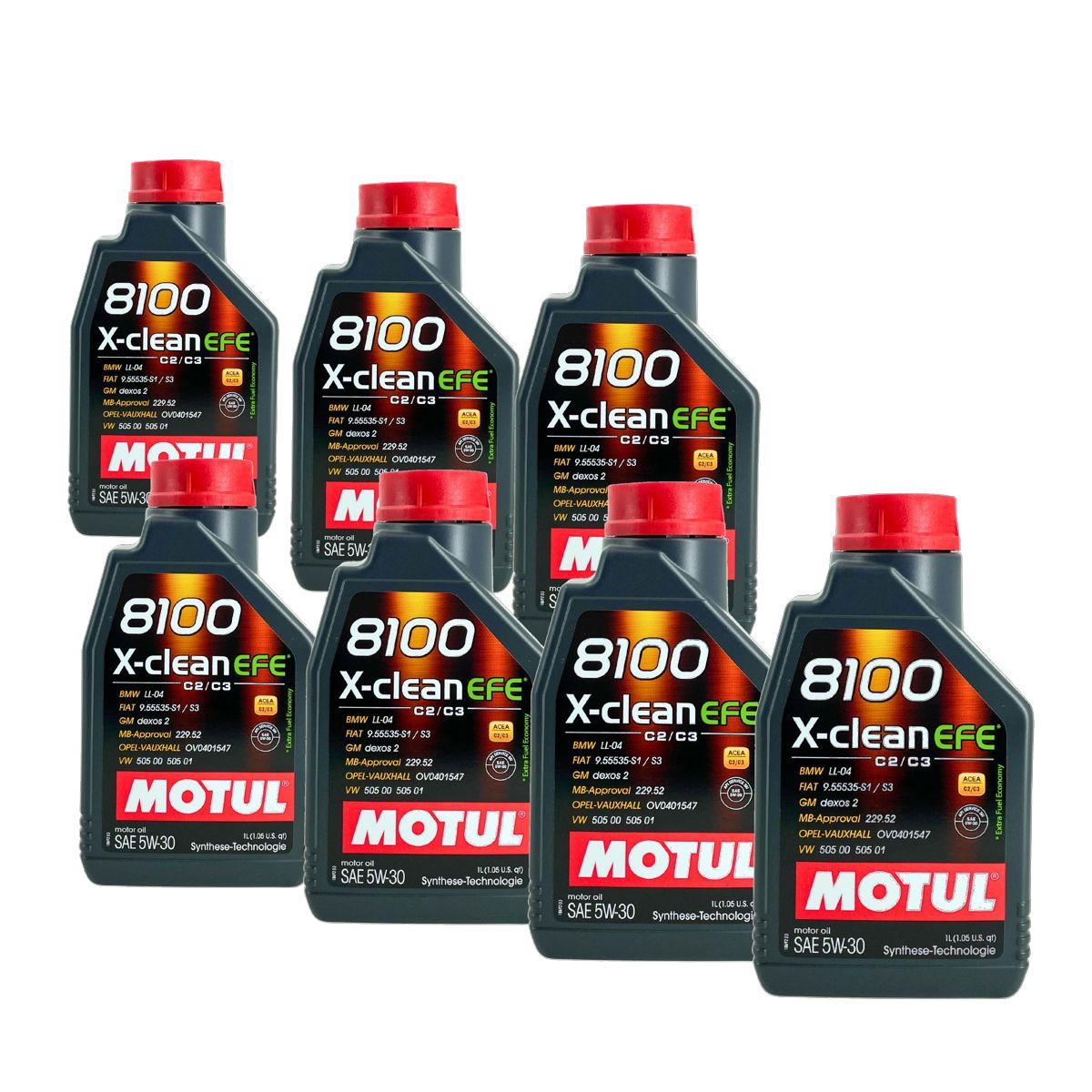 Motul 8100 X-clean EFE 5W-30 7x1 Liter