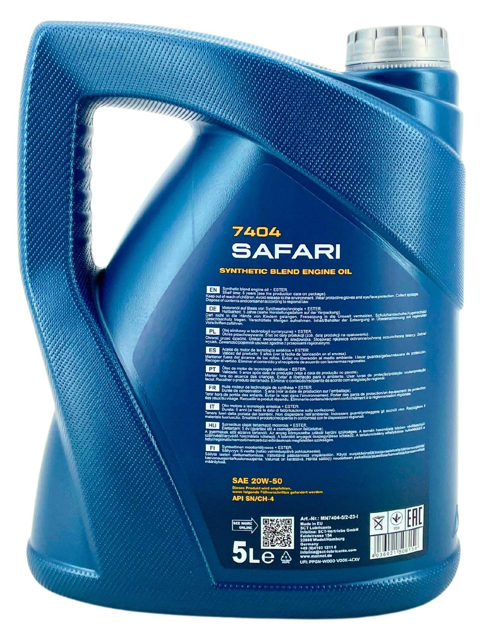 Mannol Safari 20W-50 5 Liter