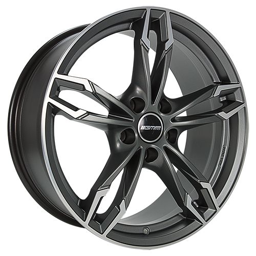 GMP DEA anthrazit matt diamantgeschliffen 8.0Jx18 5x112 ET43