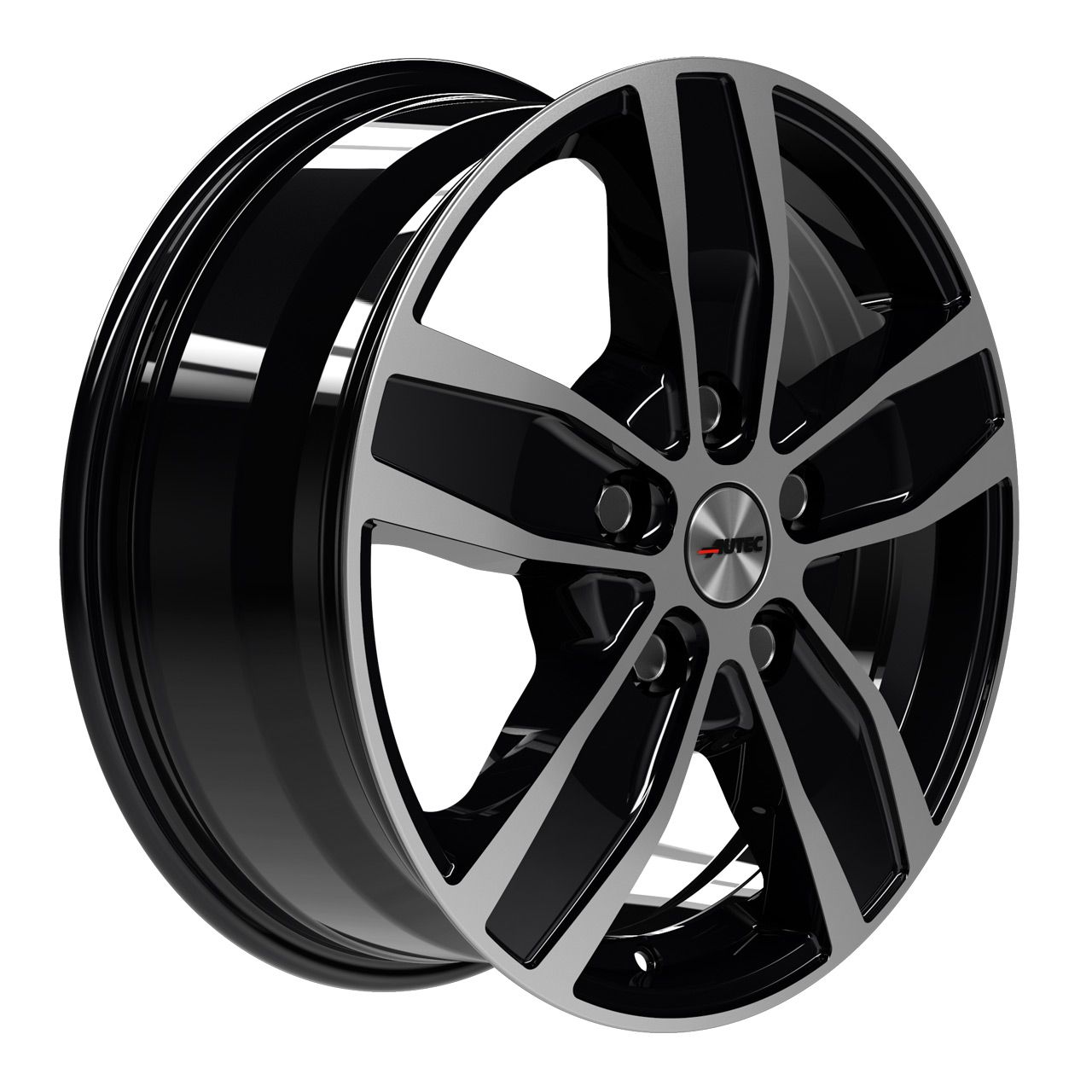 AUTEC TYP Q - QUANTRO 5L schwarz poliert 7.5Jx18 5x118 ET45