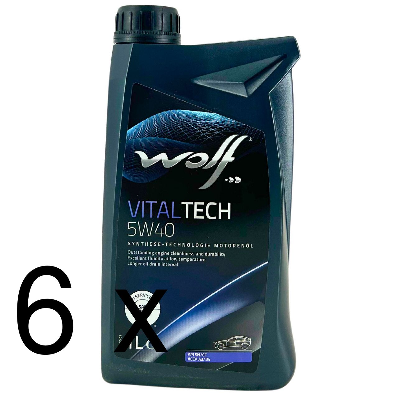 Wolf VitalTech 5W-40 6x1 Liter