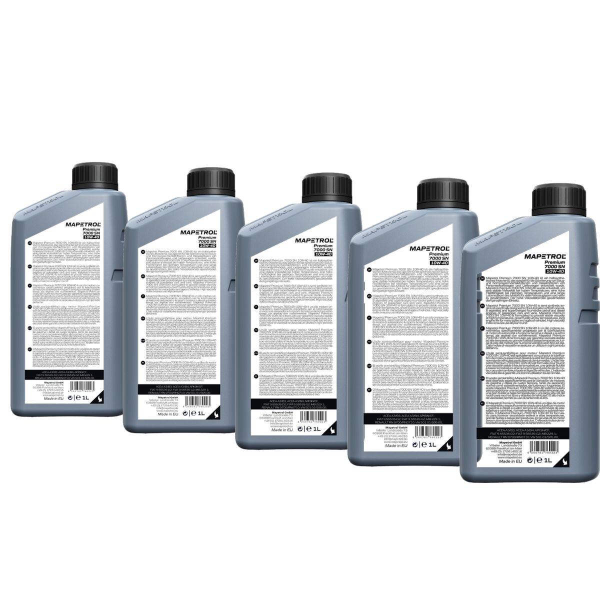 Mapetrol Premium 7000 SN 10W-40 5x1 Liter