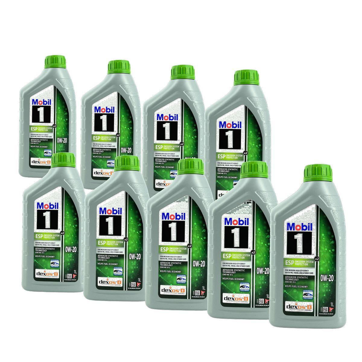 Mobil 1 ESP X2 0W-20 9x1 Liter