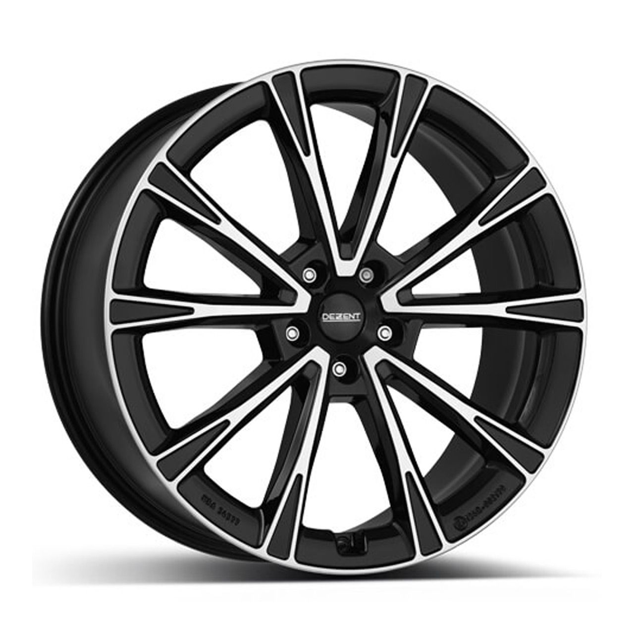 DEZENT DEZENT AR DARK schwarz glänzend frontpoliert 10.0Jx20 5x112 ET66