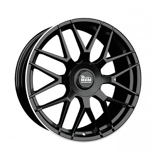 MAM WHEELS MAM GT1 black lip polished 8.0Jx18 5x100 ET45