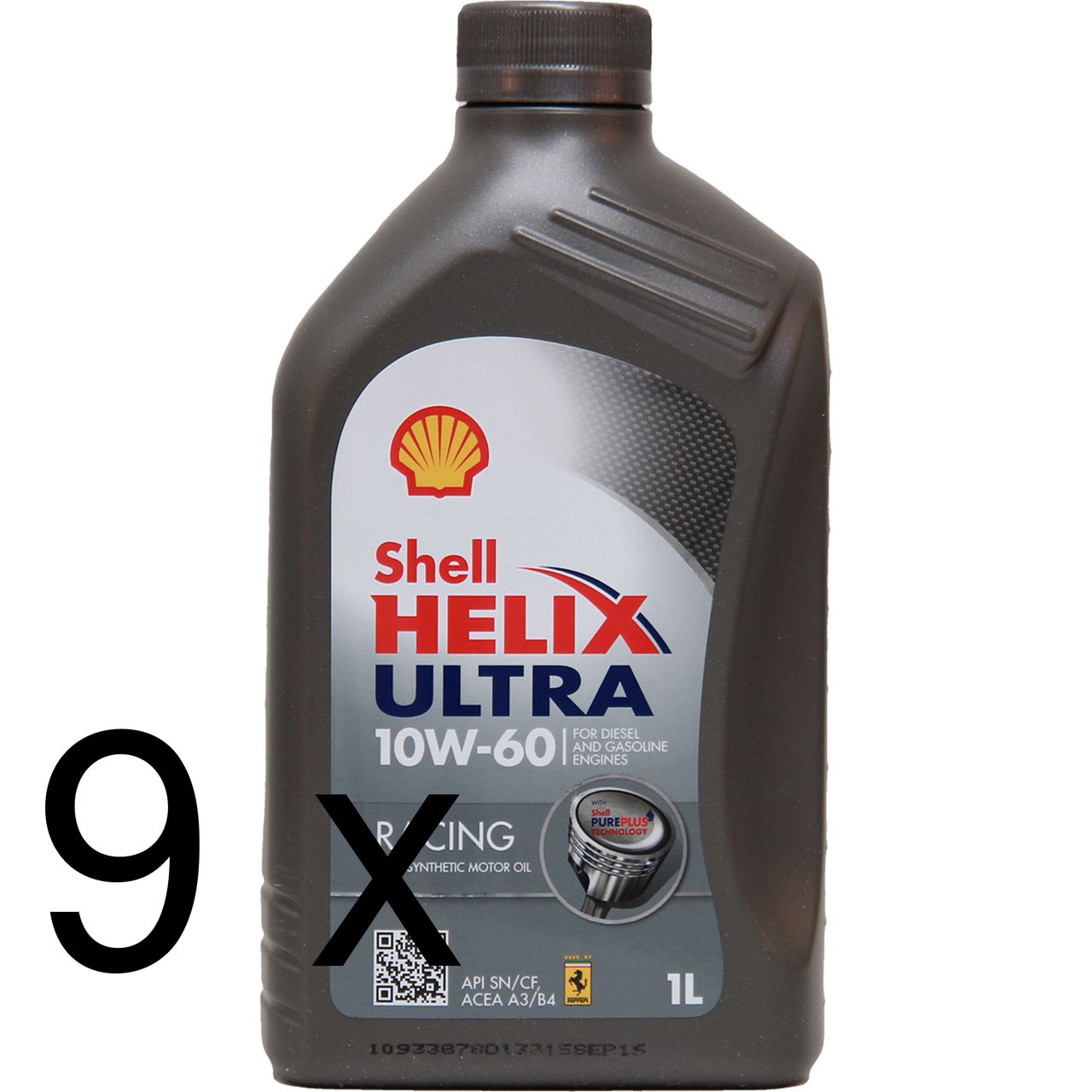 Shell Helix Ultra Racing 10W-60 9x1 Liter
