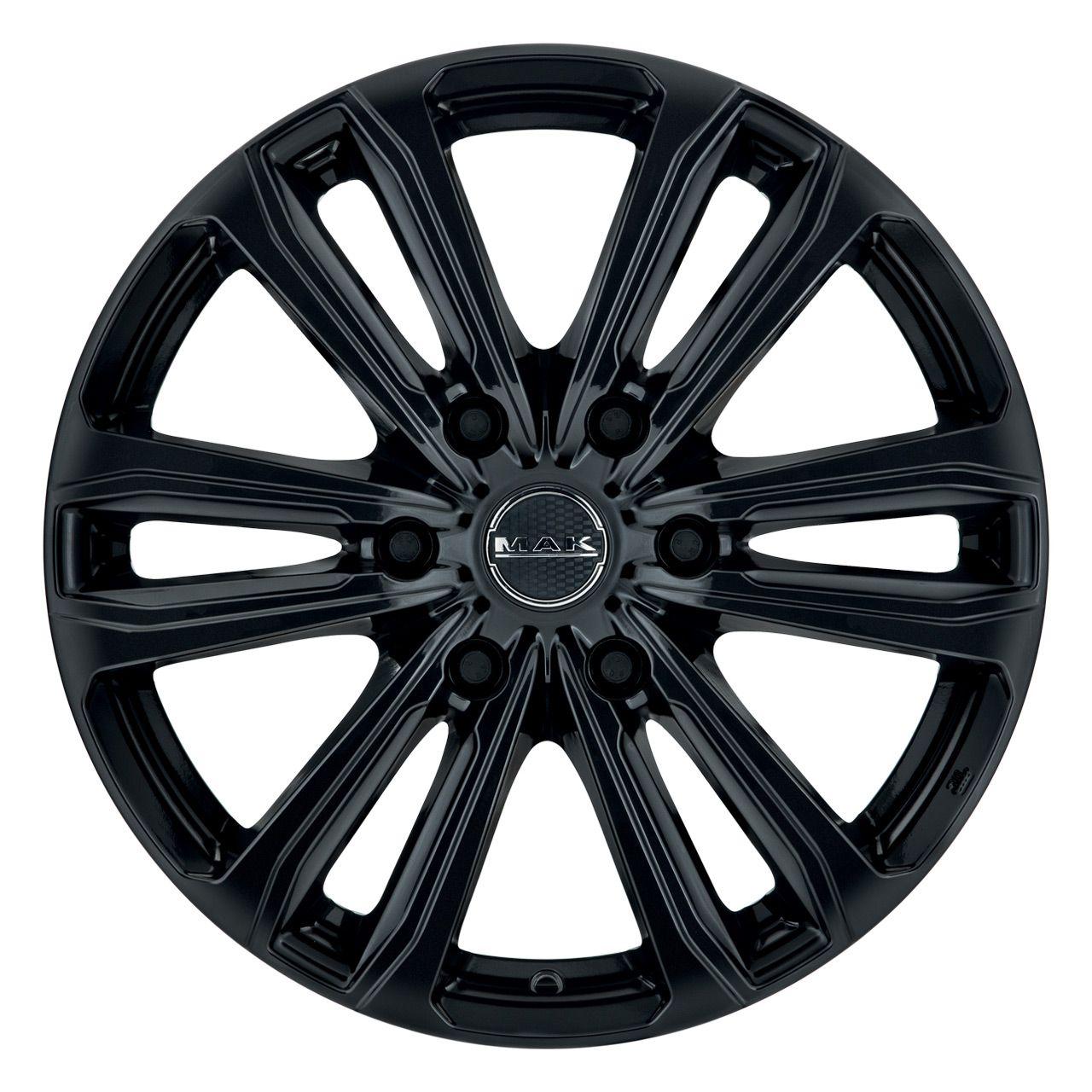 MAK SAFARI 6 gloss black 8.5Jx20 6x139.7 ET38