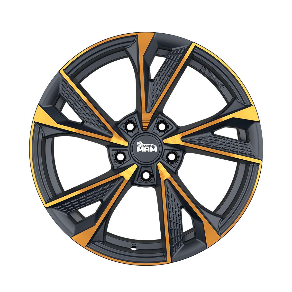 MAM WHEELS MAM RS6 matt black front copper 8.5Jx20 5x112 ET42