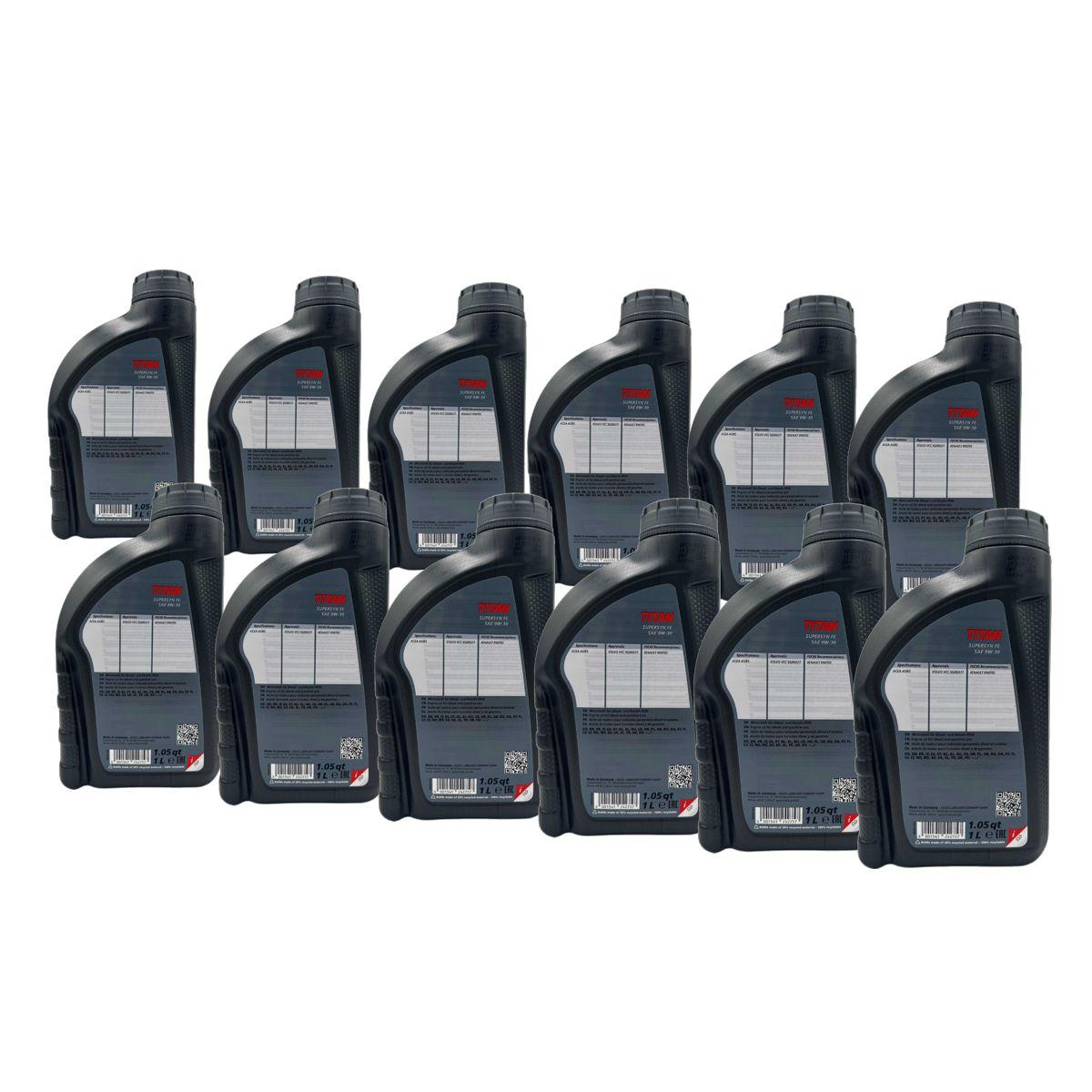 Fuchs Titan Supersyn FE 0W-30 12x1 Liter