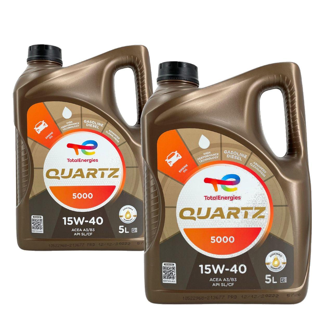Total Quartz 5000 15W-40 2x5 Liter