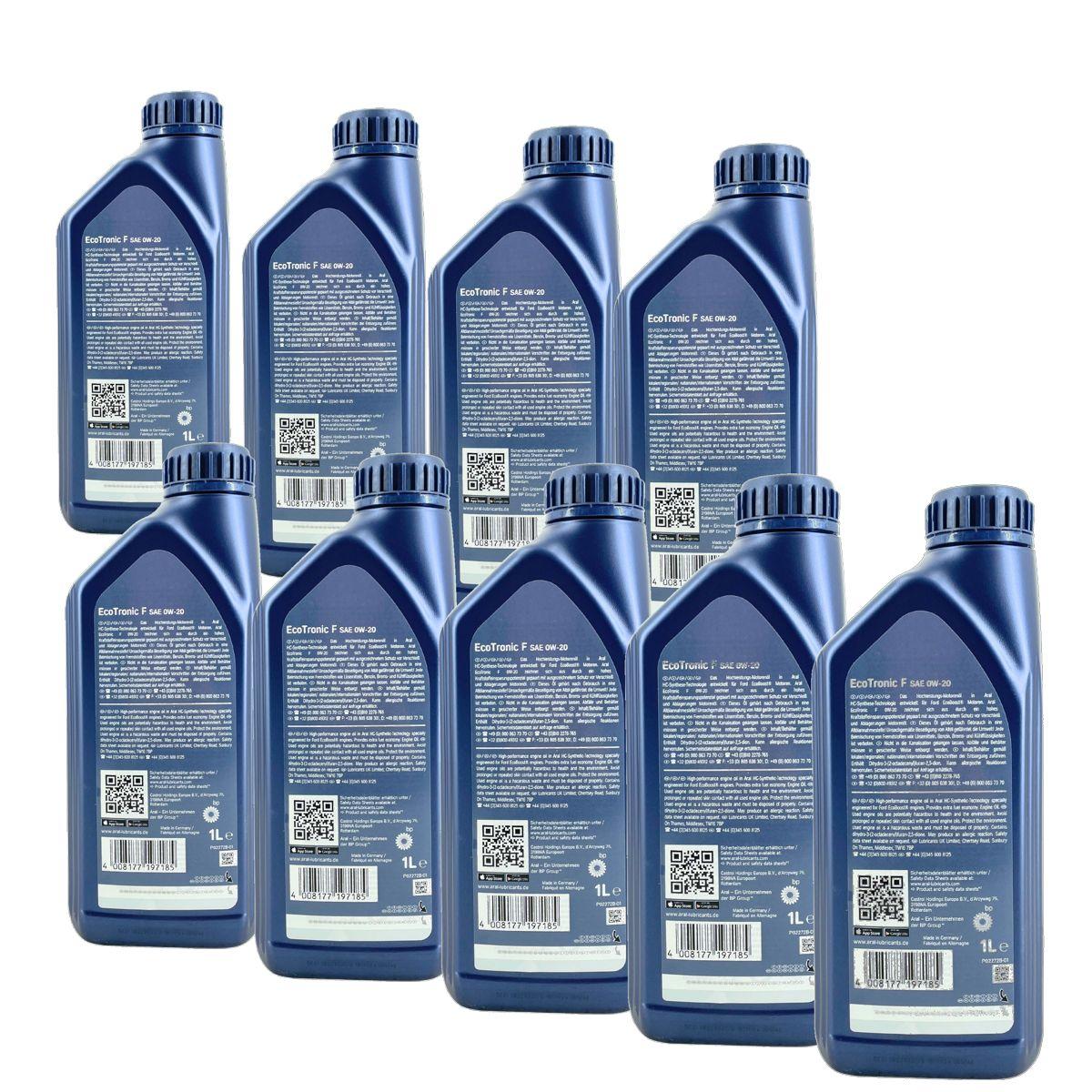 Aral EcoTronic F 0W-20 9x1 Liter