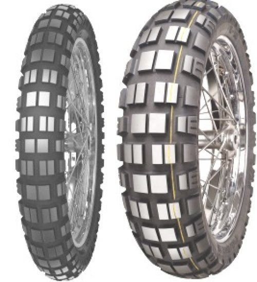 MITAS 110/80 B 19 TL 59T E-10 DAKAR M+S YELLOW STRIPE