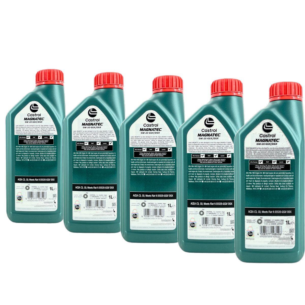 Castrol Magnatec 0W-20 GSX/DSX 5x1 Liter