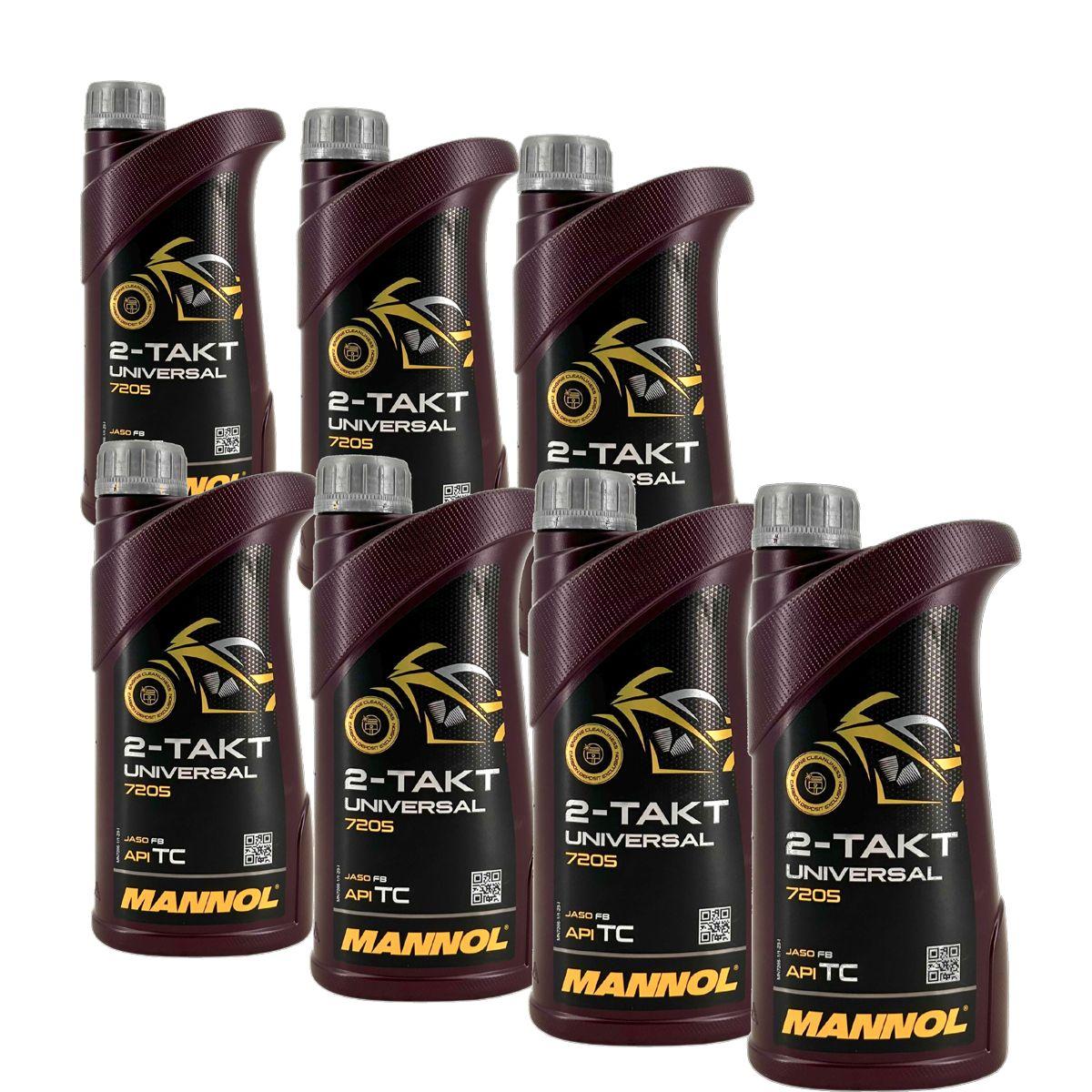 Mannol 2-Takt Universal 7x1 Liter