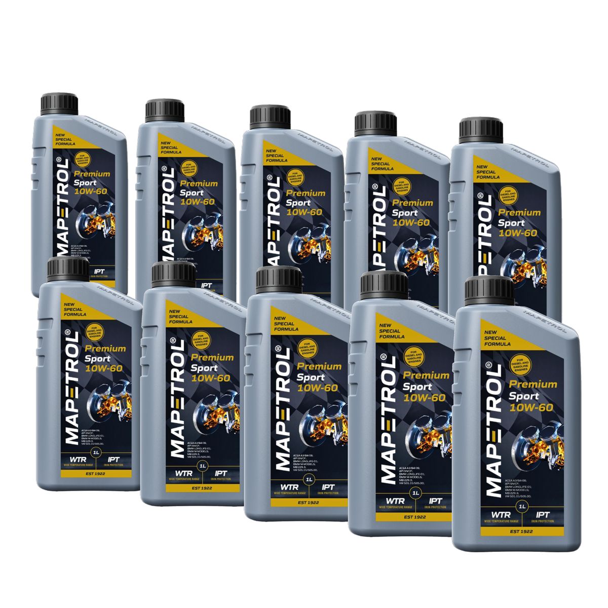 Mapetrol Premium Sport 10W-60 10x1 Liter