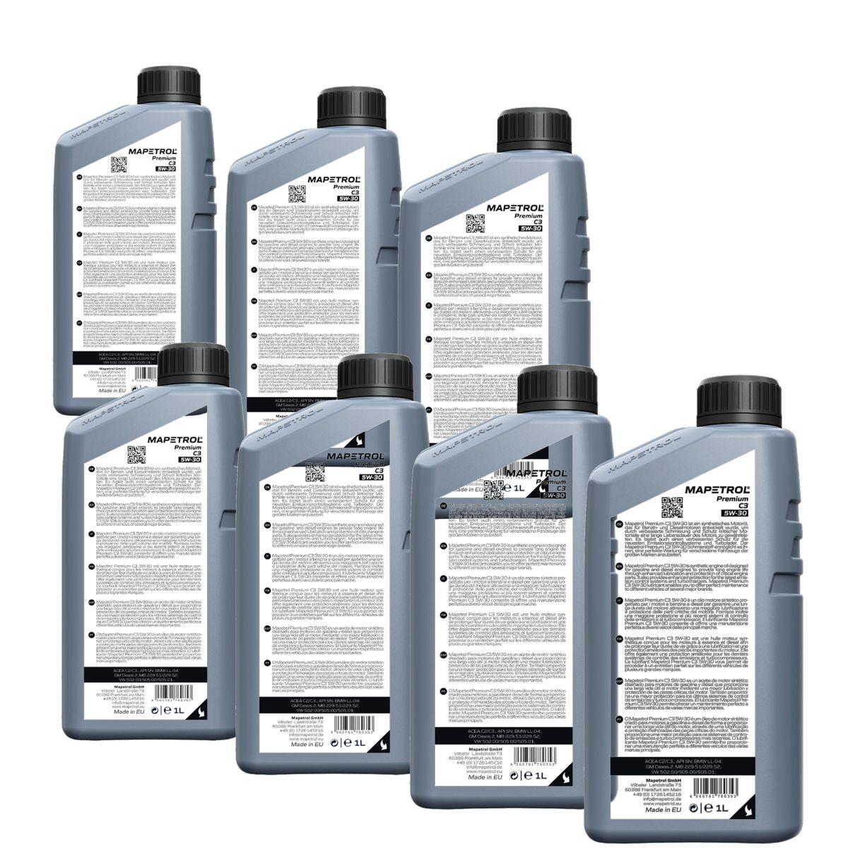 Mapetrol Premium C3 5W-30 7x1 Liter