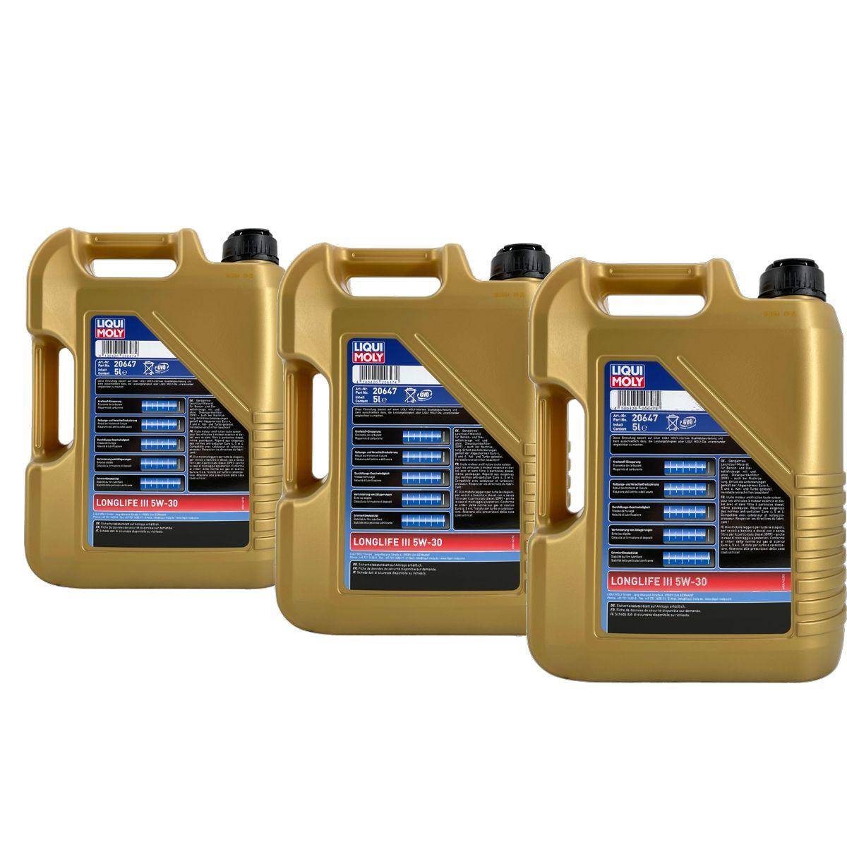 Liqui Moly Longlife III 5W-30 3x5 Liter