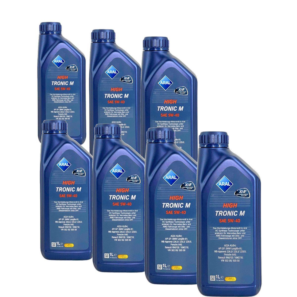 Aral HighTronic M 5W-40 7x1 Liter