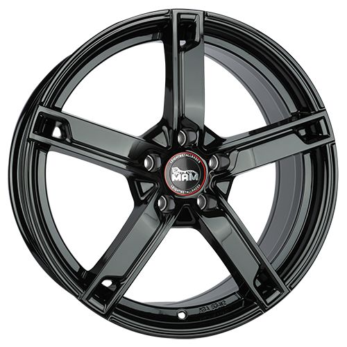 MAM MAM W4 black painted 7.5Jx18 5x100 ET35