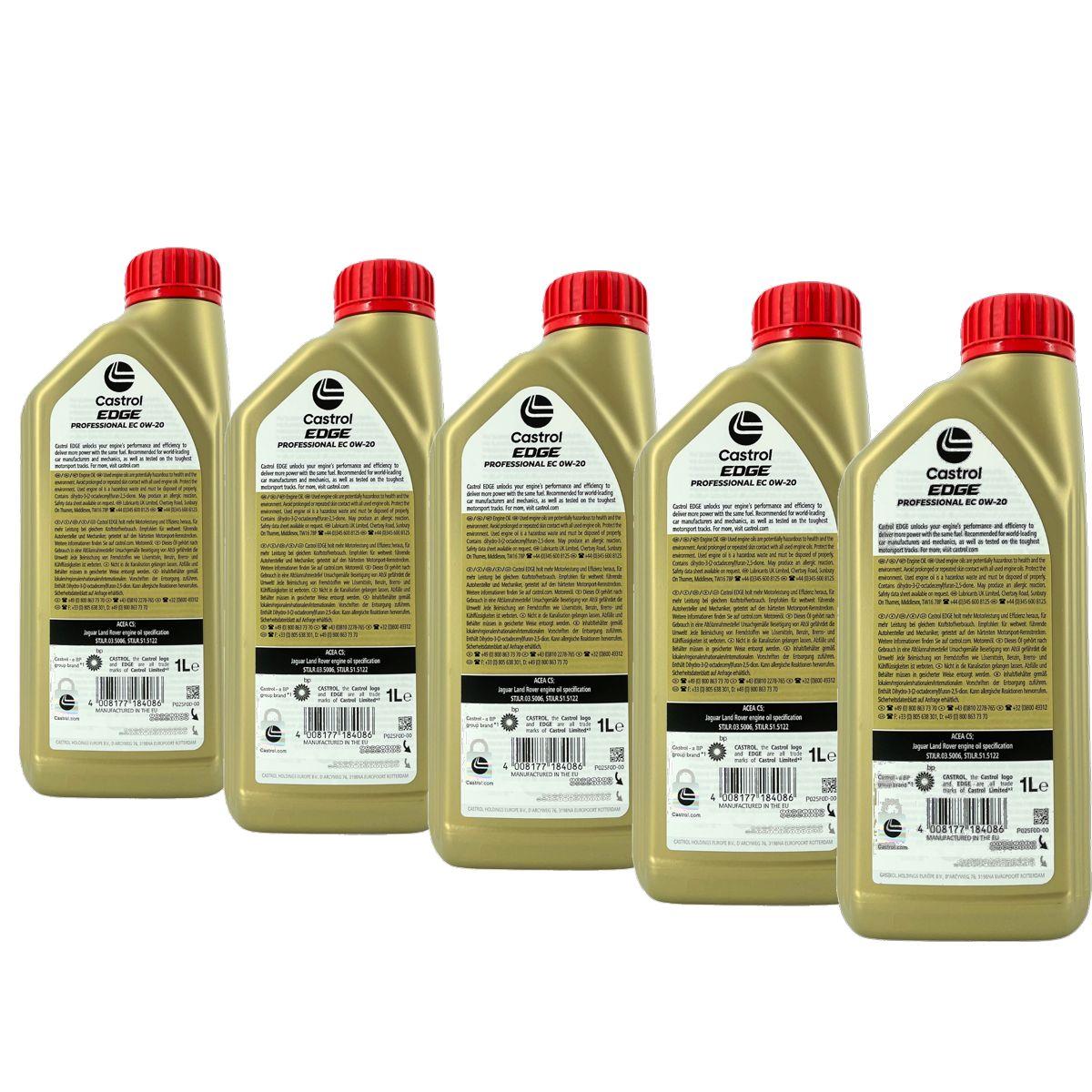 Castrol Edge Professional EC 0W-20 5x1 Liter
