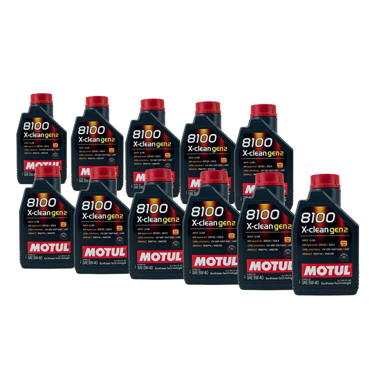 Motul 8100 X-clean GEN2 5W-40 11x1 Liter