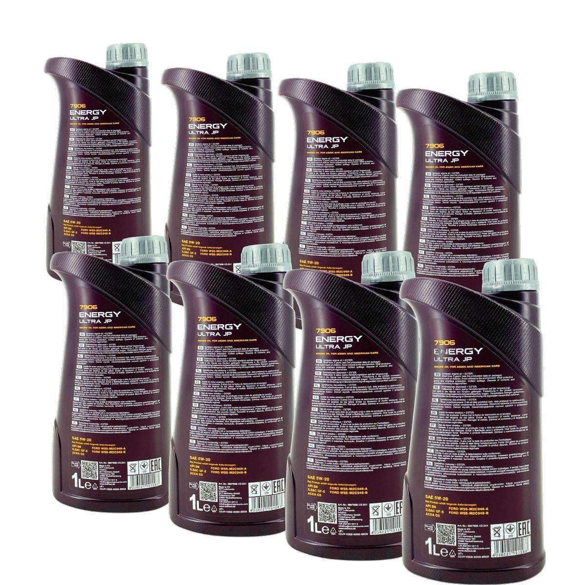 Mannol Energy Ultra JP 5W-20 8x1 Liter