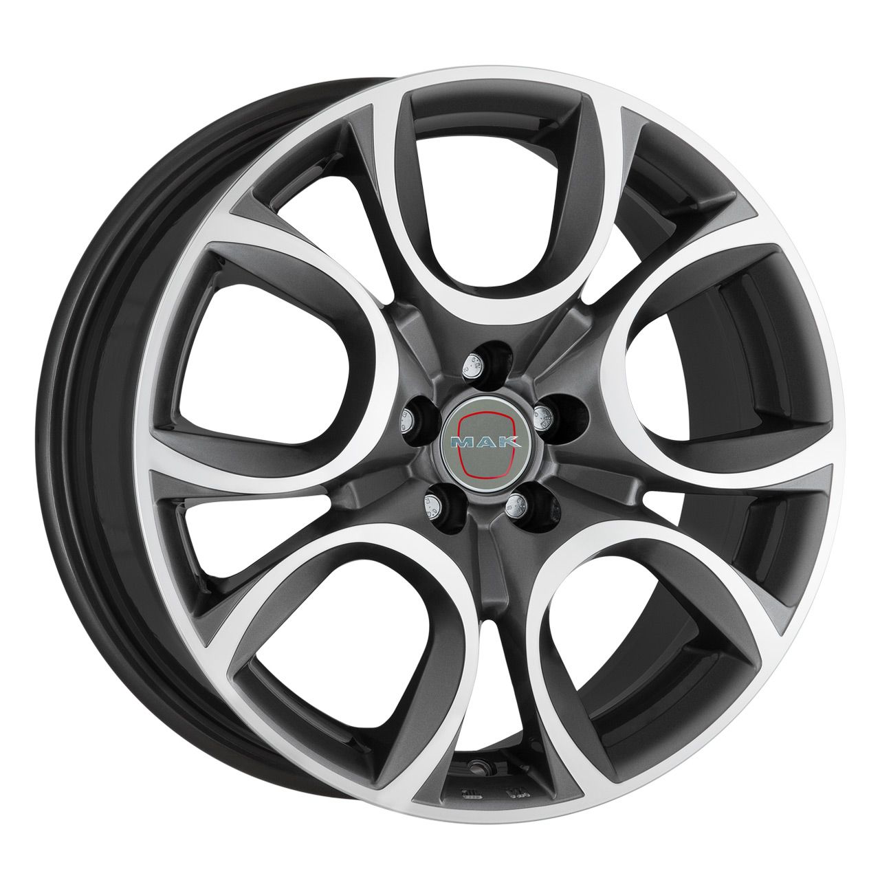 MAK TORINO gun metal mirror face 5.5Jx14 4x98 ET35