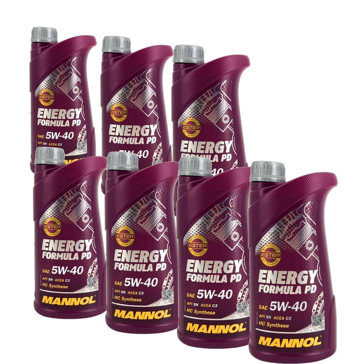 Mannol Energy Formula PD 5W-40 7x1 Liter