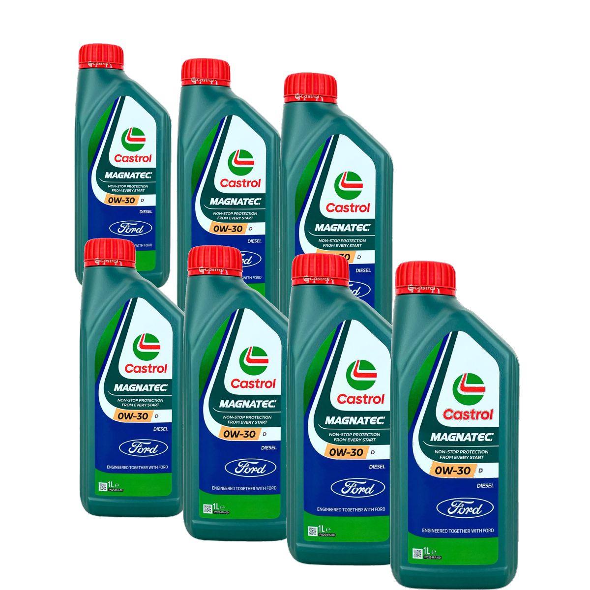 Ford Castrol Magnatec 0W-30 D 7x1 Liter