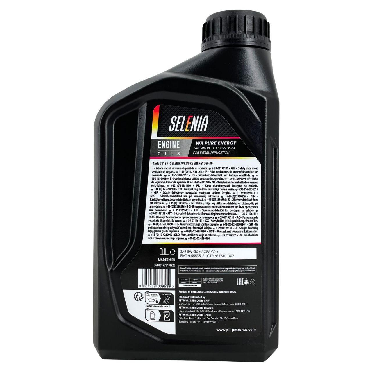 Selenia WR Pure Energy 5W-30 1 Liter