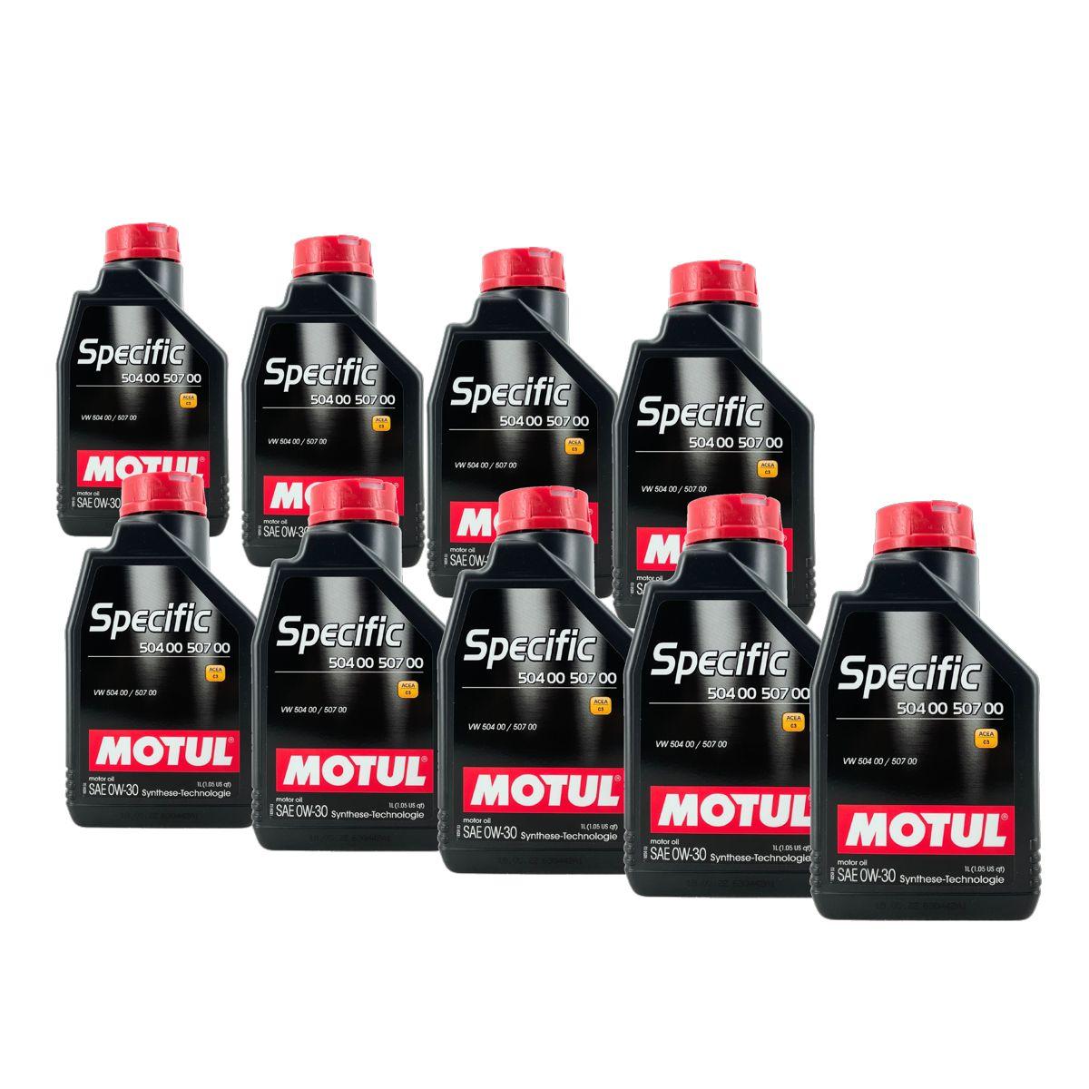 Motul Specific 504 00 - 507 00 0W-30 9x1 Liter